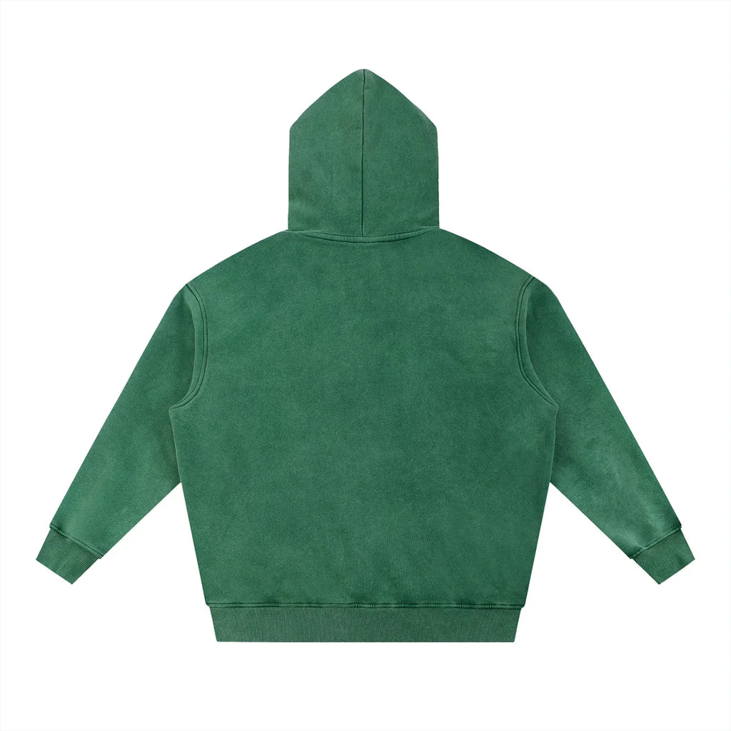 Signature Snow Wash Fleece Oversize Hoodie