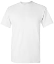 Camiseta de algodón grueso en blanco