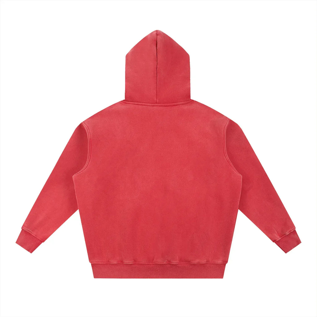 Signature Snow Wash Fleece Oversize Hoodie