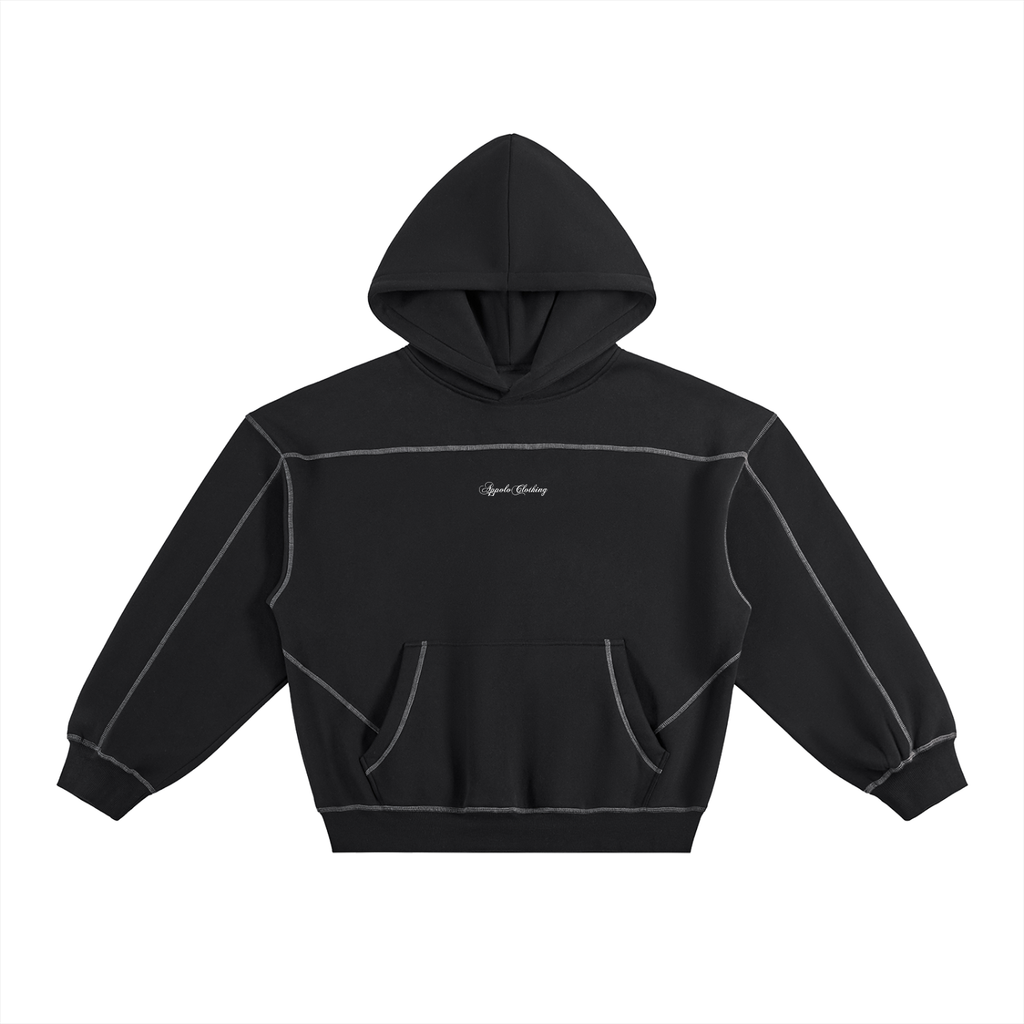 Contrast-Stitched Fleece Set