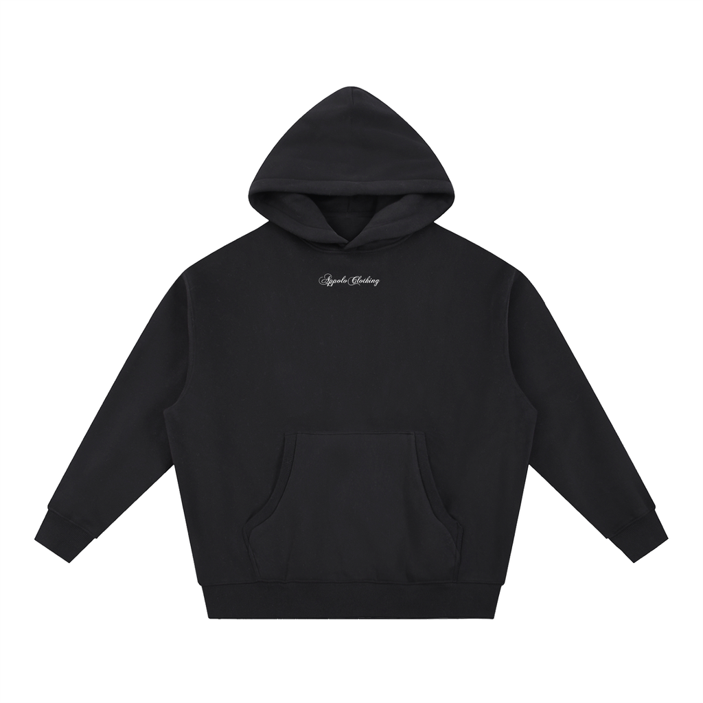 Signature Oversized Boxy Fit Fleece Hoodie