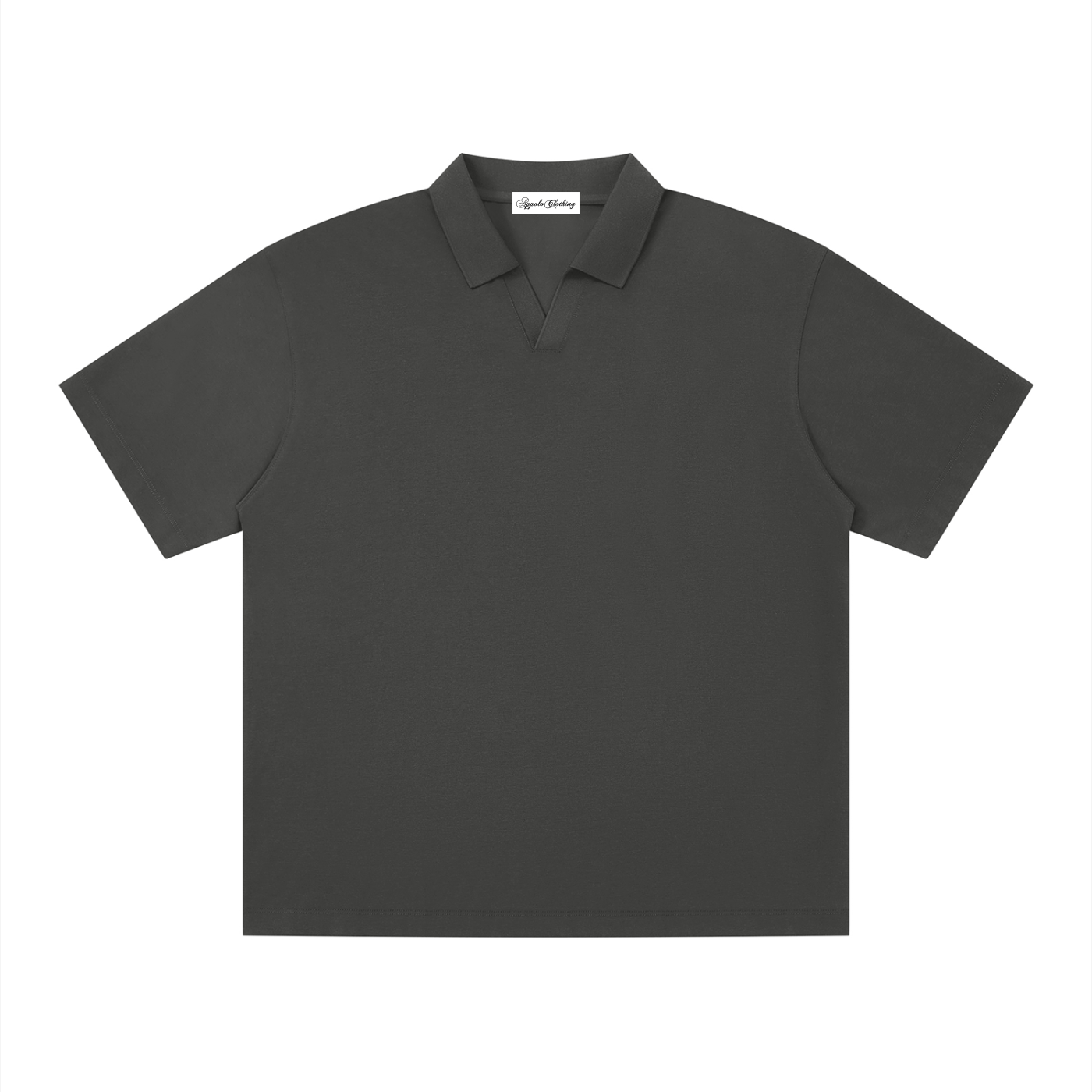 Signature Blank Drop Shoulder Polo Shirt