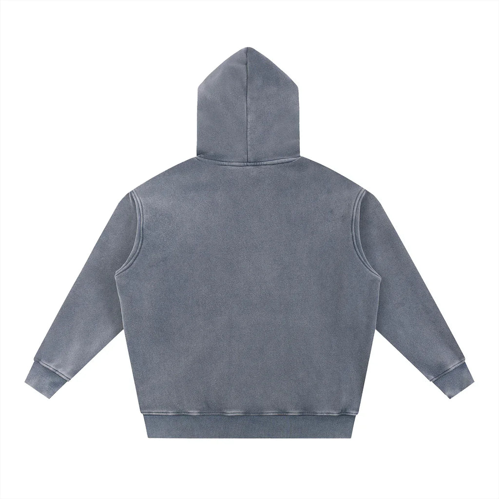 Signature Snow Wash Fleece Oversize Hoodie