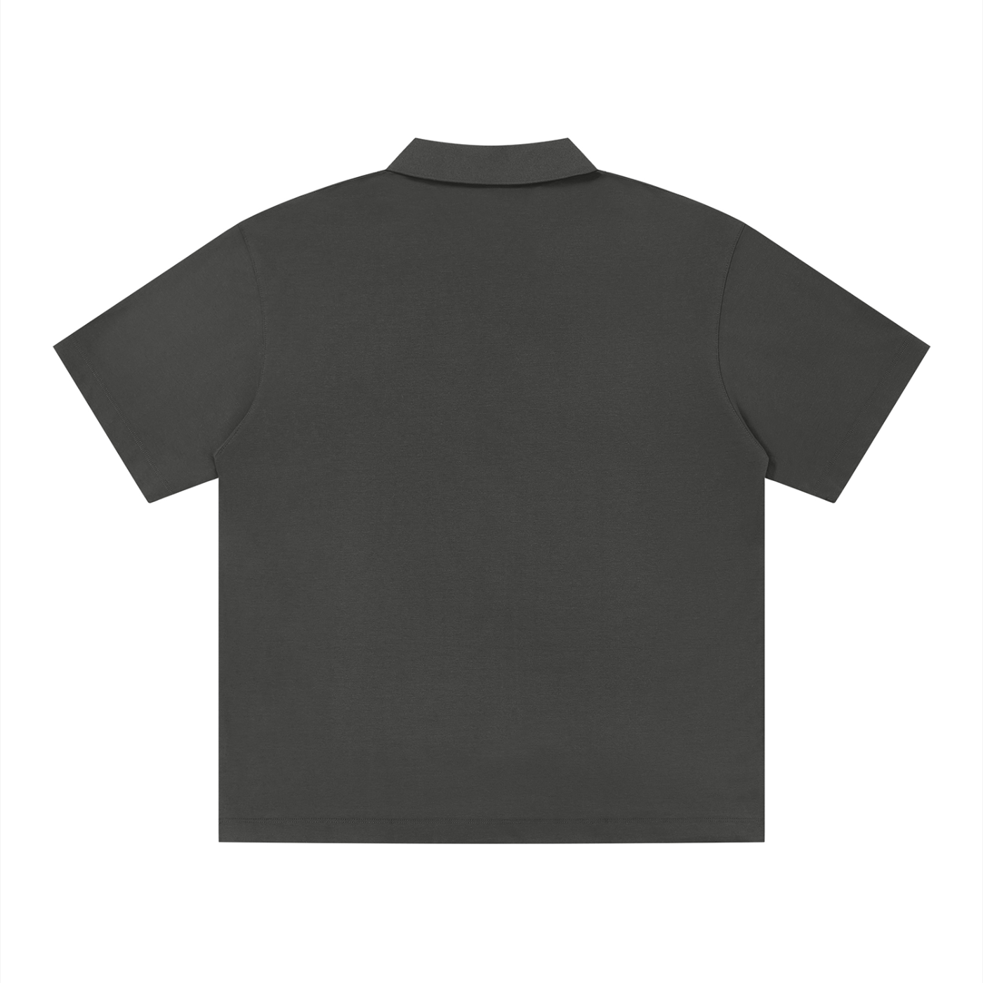 Signature Blank Drop Shoulder Polo Shirt
