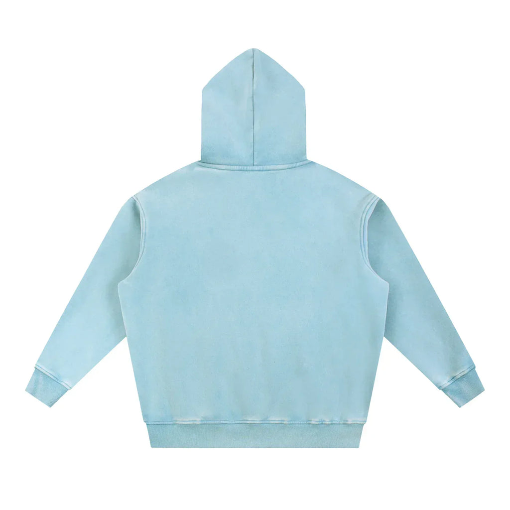 Signature Snow Wash Fleece Oversize Hoodie
