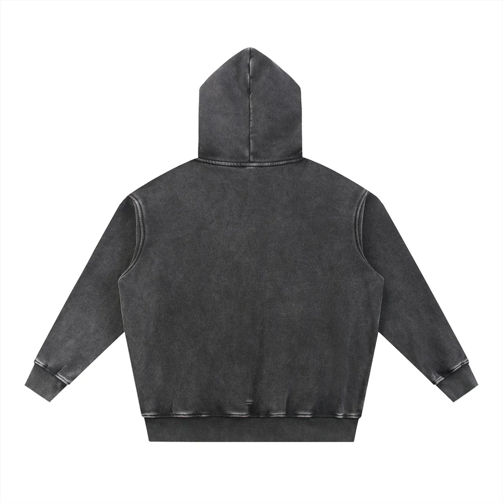Signature Snow Wash Fleece Oversize Hoodie