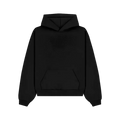 Heavy Cotton Blank Hoodie Black