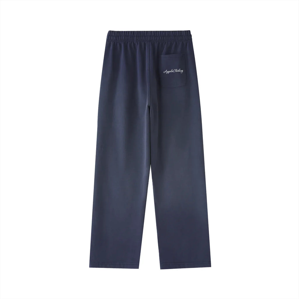 Signature Vintage Washed Gradient Straight-Leg Sweatpants