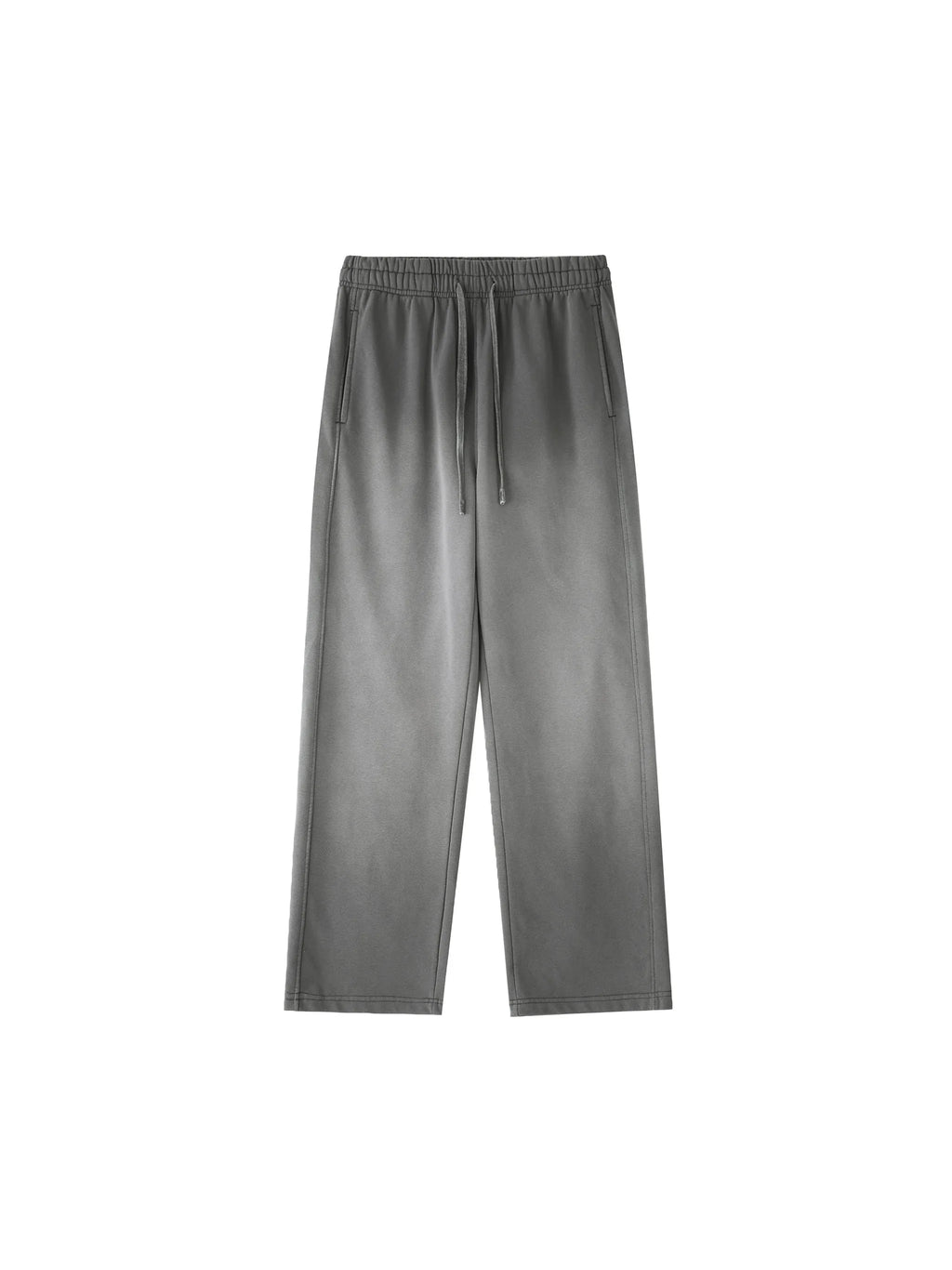 Signature Vintage Washed Gradient Straight-Leg Sweatpants