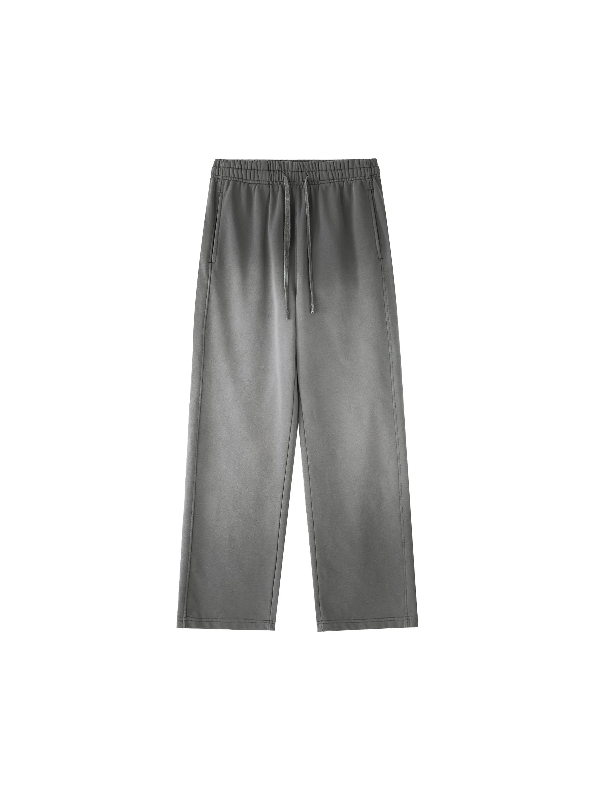 Signature Vintage Washed Gradient Straight-Leg Sweatpants